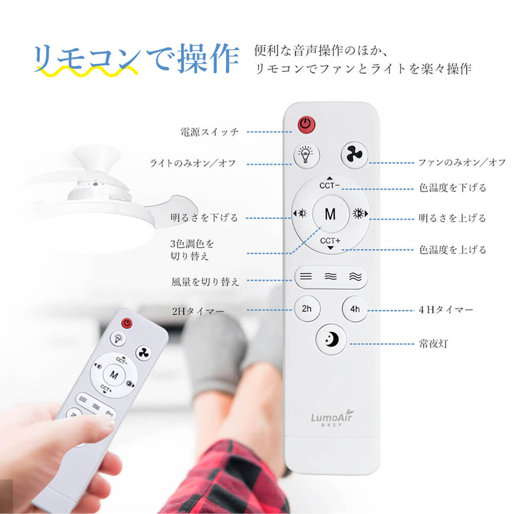 LumoAir (ルモエア) | シーリング・ファン・ライト